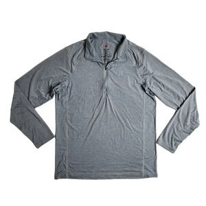 Travis Matthew 1/4 Zip Golf Pullover Long Sleeve Gray Size Medium